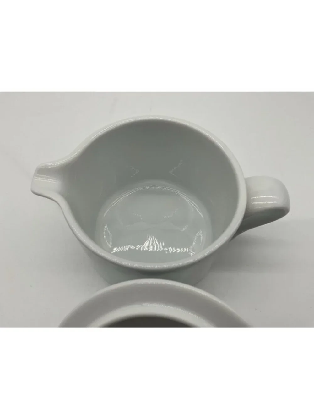 Dansk Bistro VTG Christianshaven White Creamer and Sugar Bowl Set Made  Portugal